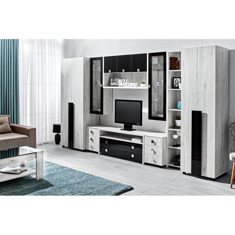 ASCOR nyíló ajtós gardrób – Modern gardróbszekrény polcokkal és akasztóval