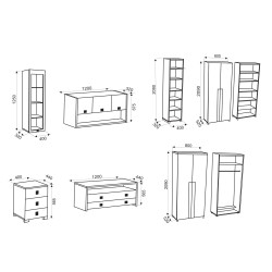 ASCOR nappali bútor szett – Bükk | Természetes és harmonikus enteriőr