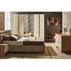 KOSMO franciaágy 160x200, 180x200, 200x200 – Modern kárpitozott ágy