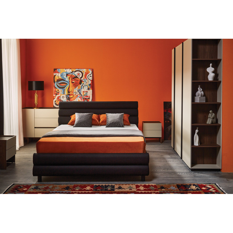 KOSMO franciaágy 160x200, 180x200, 200x200 – Modern kárpitozott ágy