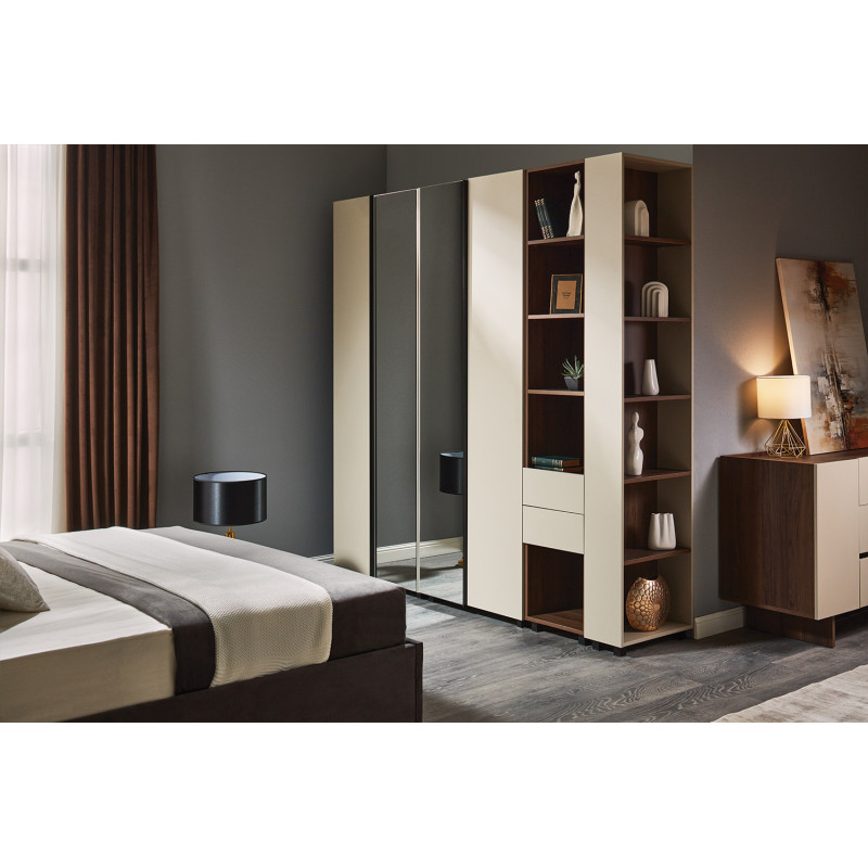 KOSMO gardrób polcokkal 0,8 m – Moduláris polcos szekrény