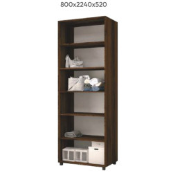 KOSMO gardrób polcokkal 0,8 m – Moduláris polcos szekrény