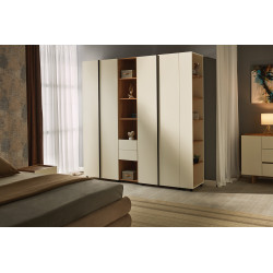 KOSMO gardrób polccal és akasztóval 0,8 m – Kombinált szekrény