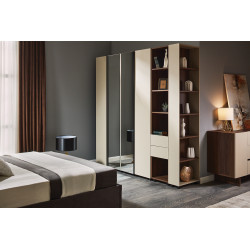 KOSMO gardrób polccal és akasztóval 0,8 m – Kombinált szekrény