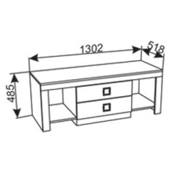 AMIGO TV komód – modern médiabútor ifjúsági szobába | Lakásform