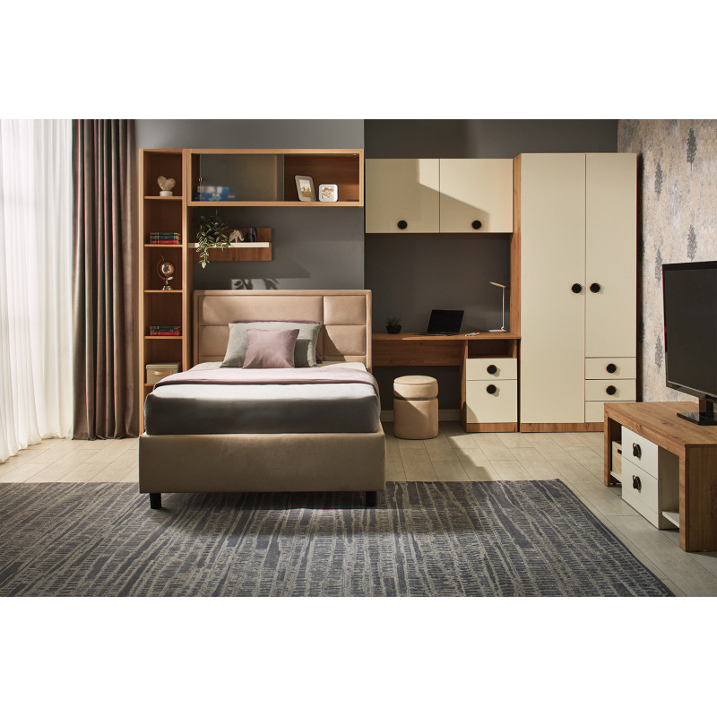 AMIGO üveges függesztett elem 1.3 m – modern vitrines polc