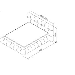 SPACE hálószoba szett fehér opti – modern hálószoba bútor garnitúra