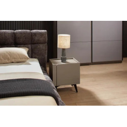 SPACE hálószoba szett szürke opti – modern hálószoba bútor garnitúra