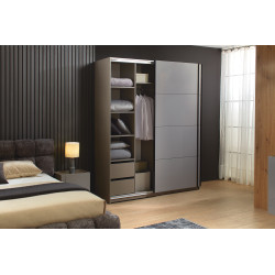 SPACE hálószoba szett szürke maxi – modern hálószoba bútor garnitúra