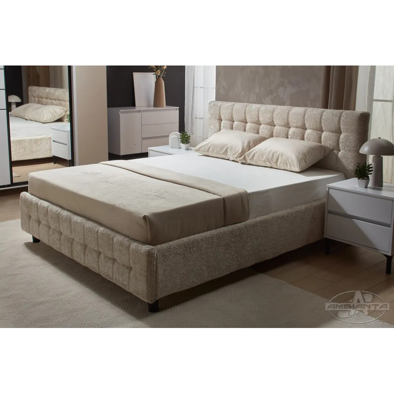 RIO franciaágy – modern, ágyneműtartós franciaágy