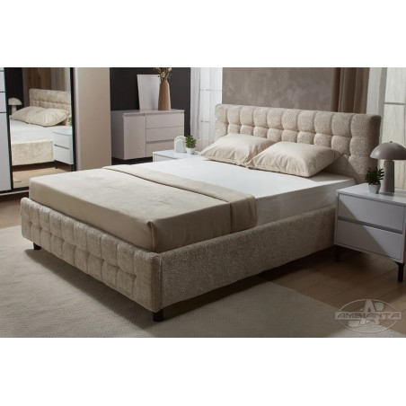 RIO franciaágy – modern, ágyneműtartós franciaágy