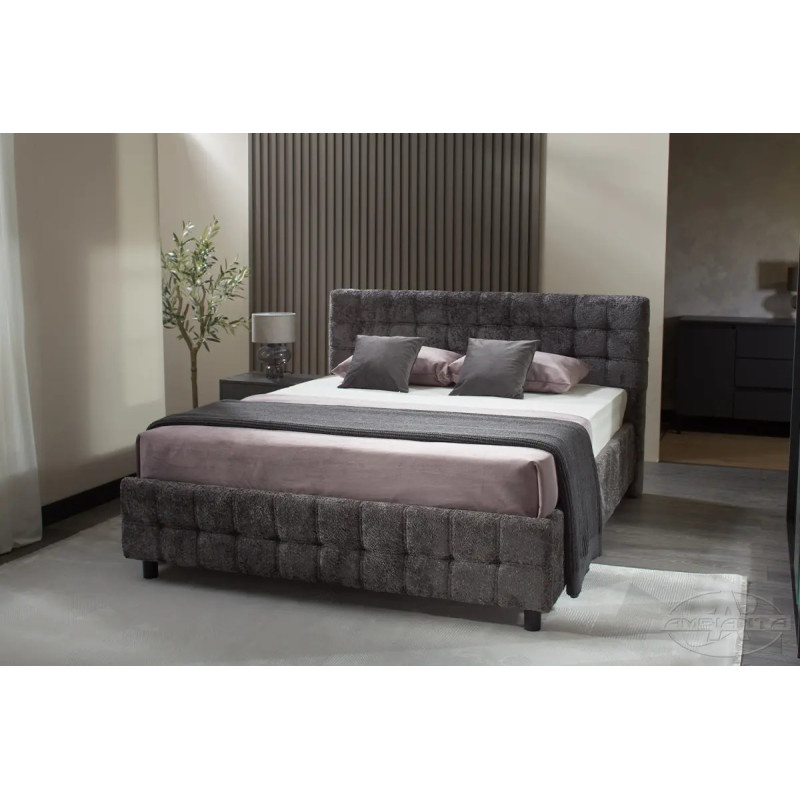 RIO franciaágy – modern, ágyneműtartós franciaágy