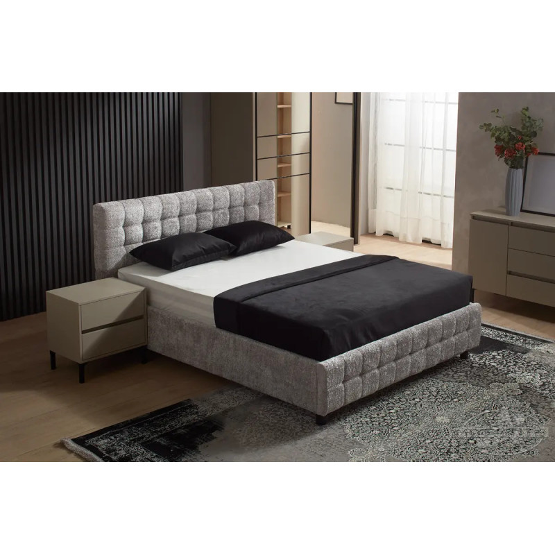 RIO franciaágy – modern, ágyneműtartós franciaágy