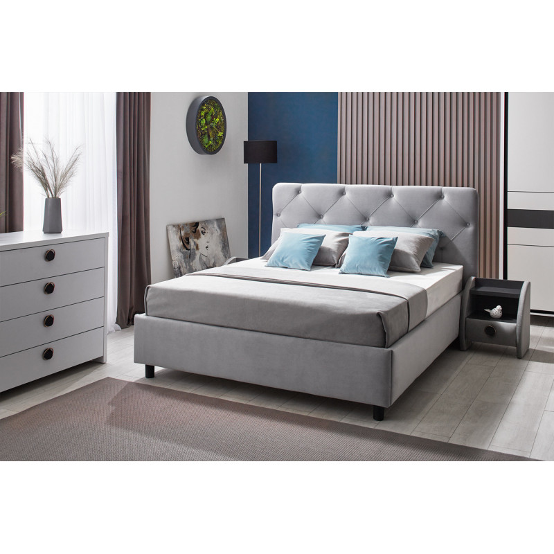 CRISTAL franciaágy – elegáns, modern hálószobabútor