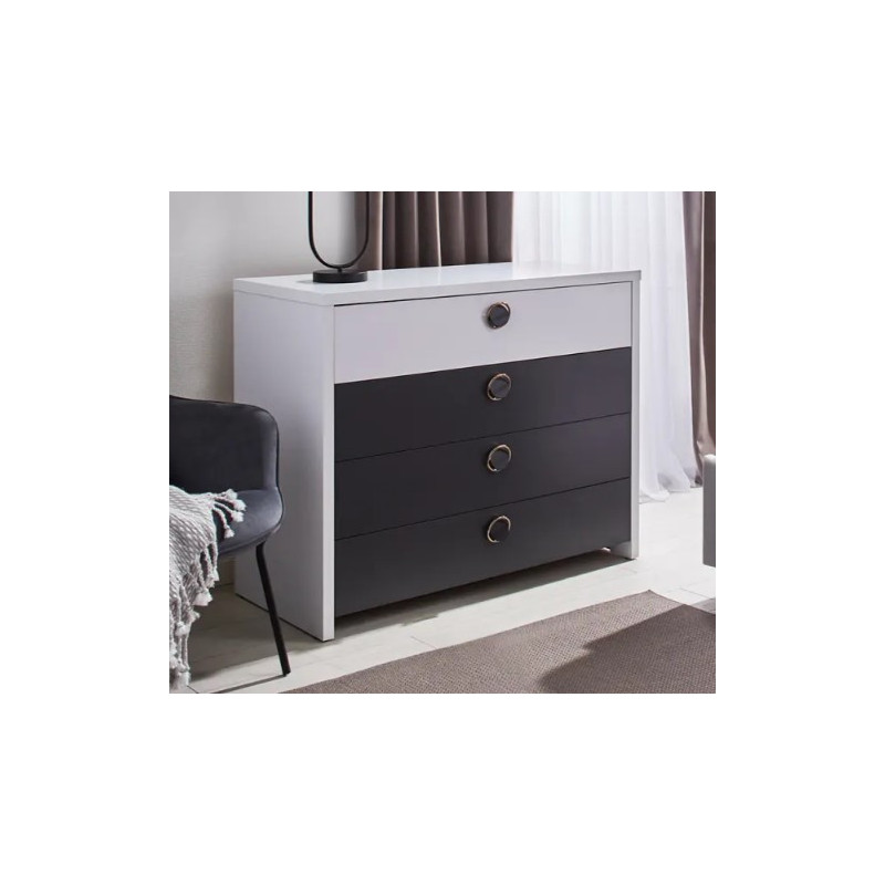 CRISTAL komód – modern fiókos komód hálószobába