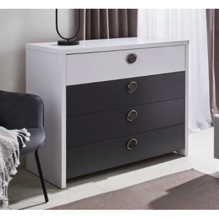 CRISTAL komód – modern fiókos komód hálószobába
