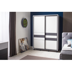 CRISTAL gardróbszekrény – modern hálószobai ruhásszekrény