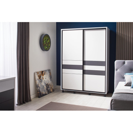 CRISTAL gardróbszekrény – modern hálószobai ruhásszekrény