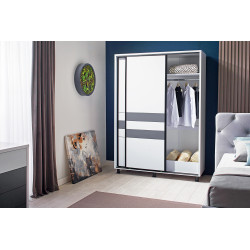 CRISTAL gardróbszekrény – modern hálószobai ruhásszekrény
