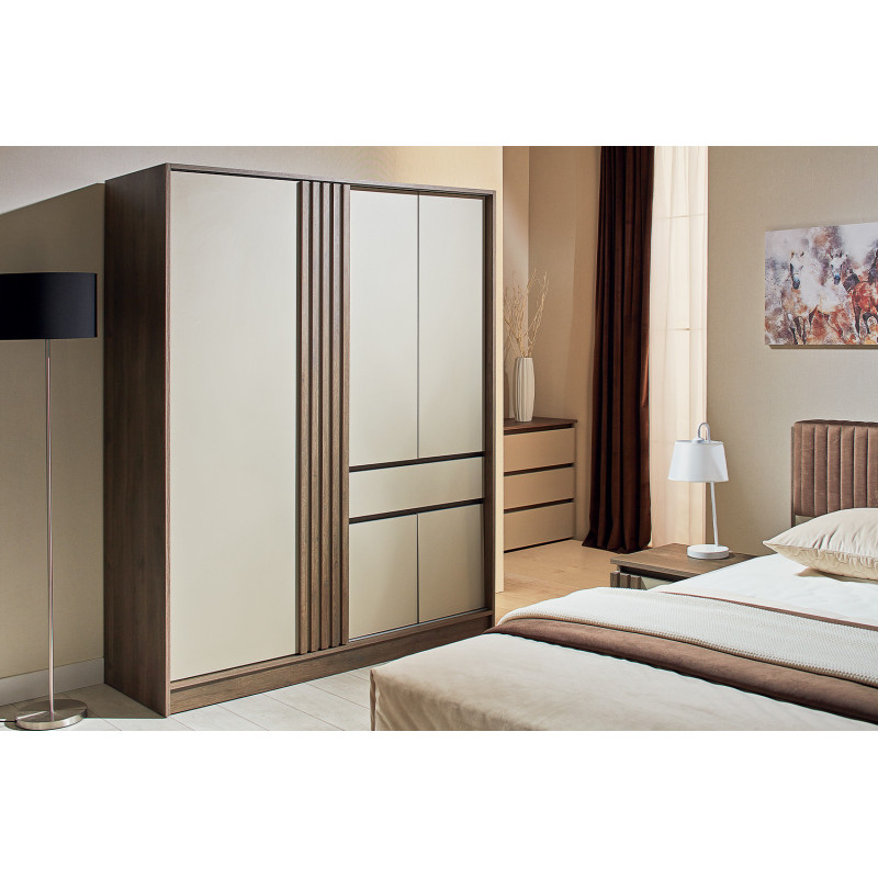 MALTA gardróbszekrény 160 cm – modern és tágas ruhásszekrény