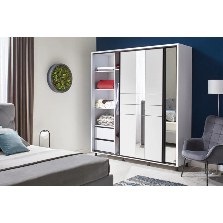 Tolóajtós gardróbszekrény több méretben – modern ruhásszekrény