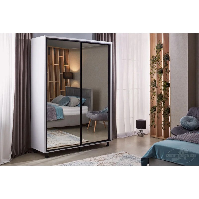 HAVANA tolóajtós gardrób tükörrel – több méretben