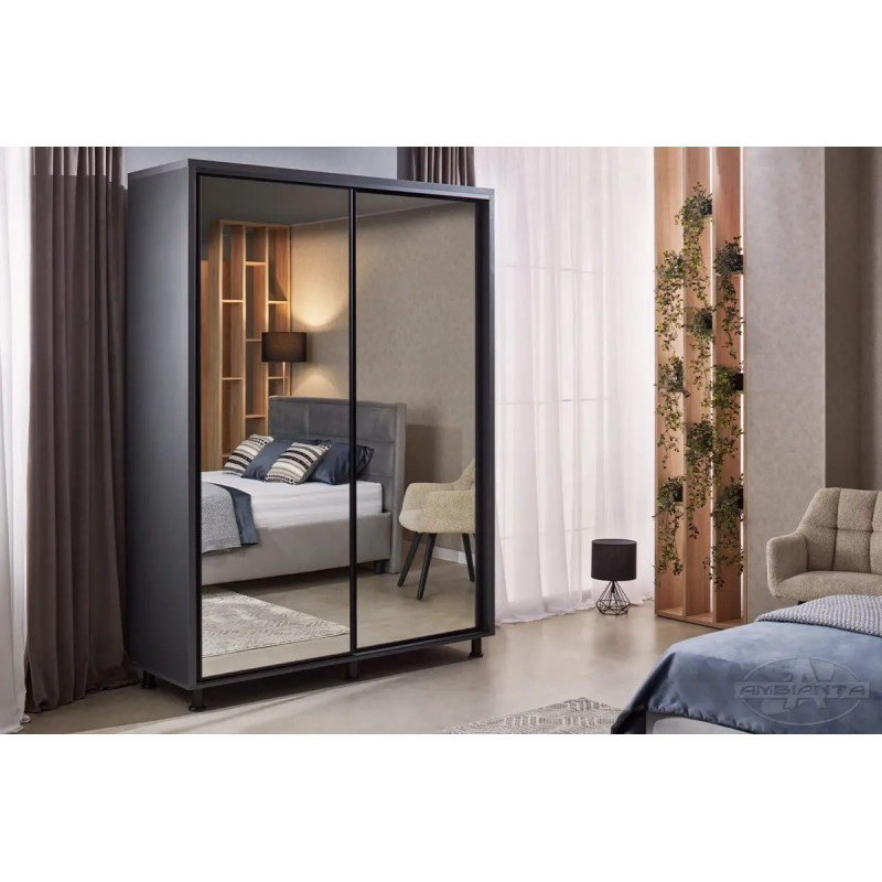 HAVANA tolóajtós gardrób tükörrel – több méretben