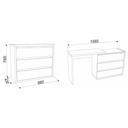 Bővíthető komód – modern, praktikus tárolás