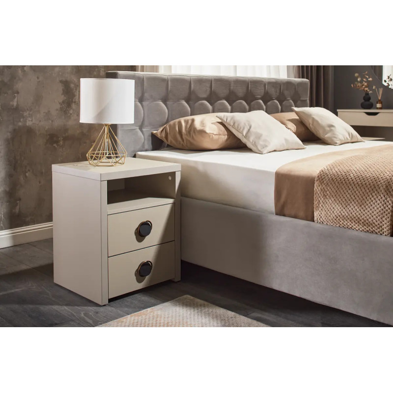 UNIVERSAL éjjeliszekrény – modern, fiókos tároló