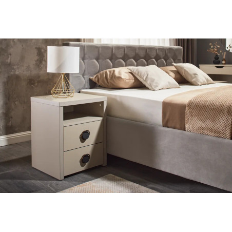 UNIVERSAL éjjeliszekrény – modern, fiókos tároló