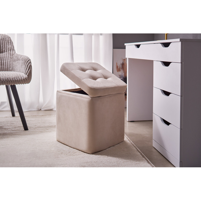 TABURET puff – tárolós ülőke több színben