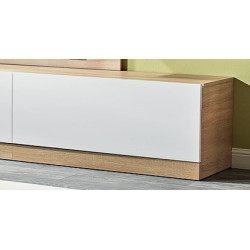 PALERMO TV komód 160 cm – modern nappali bútor tölgy-fehér