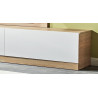 PALERMO TV komód 160 cm – modern nappali bútor tölgy-fehér
