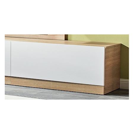 PALERMO TV komód 100 cm – tölgy-fehér nappali bútor