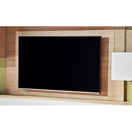 PALERMO dekor panel – modern nappali falpanel tölgy-fehér