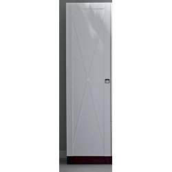 Modern ELDORADO akasztós szekrény elem 55 cm szélességgel, X mintás designnal. Ideális nappaliba vagy gardrób kiegészítéshez.