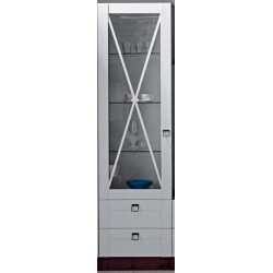 ELDORADO vitrines szekrény 55 cm modern nappaliba