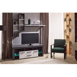 CITY TV komód LED világítással – modern nappali bútor