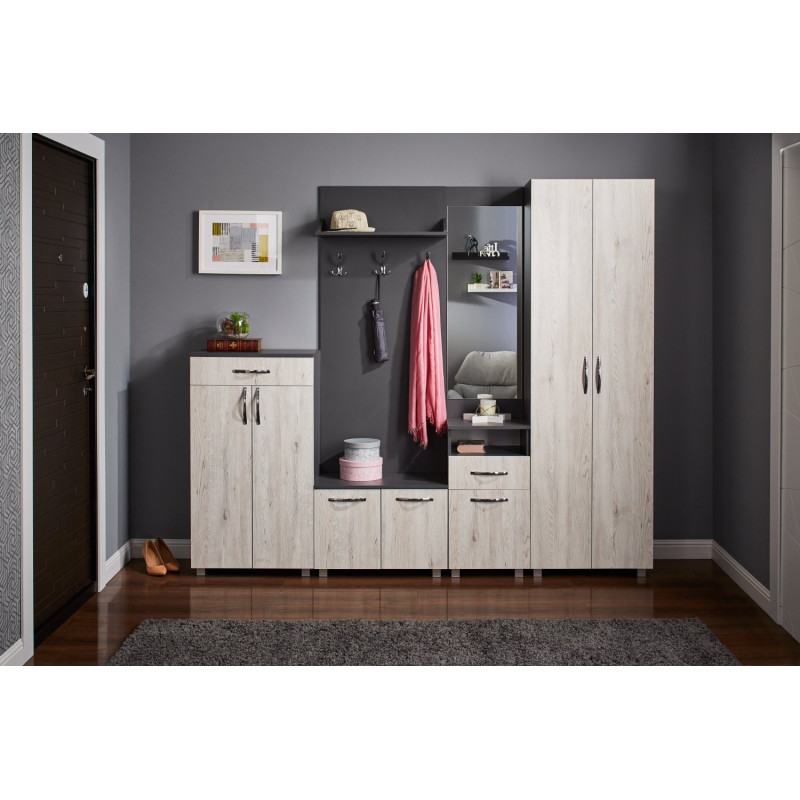 BRUNO előszobai tükör 40 cm – modern fali tükör