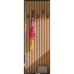 SOLARIS fogas falpanel 60 cm – modern előszoba fogas