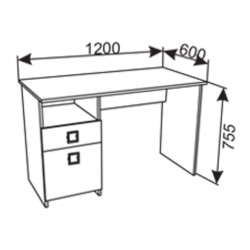 MIGO számítógép/íróasztal