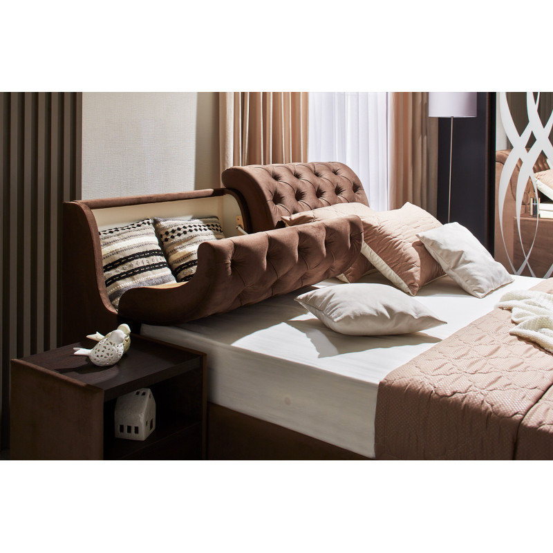 FRANT kárpitozott franciaágy