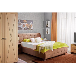 AMBAS kárpitozott franciaágy