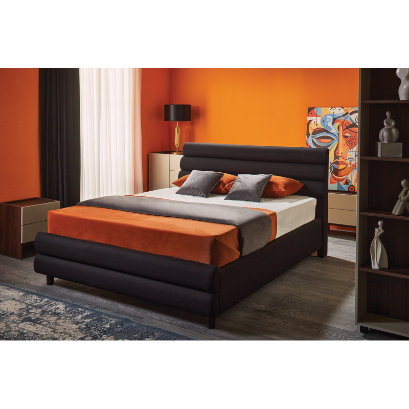 MOZKO kárpitozott franciaágy