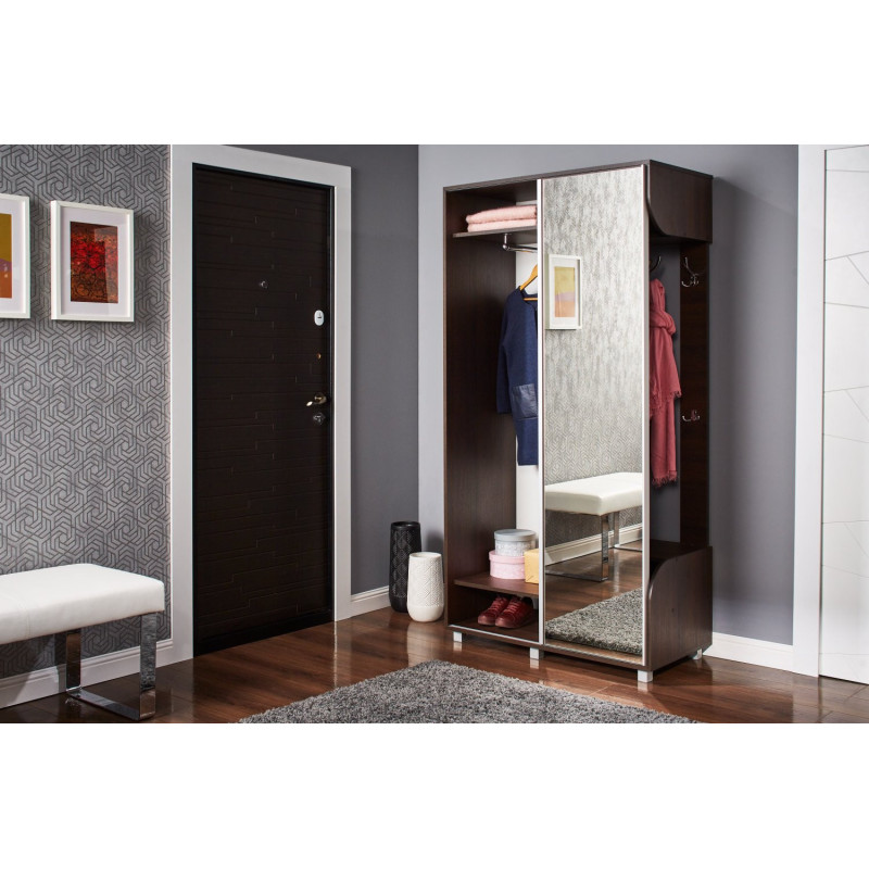 Modern előszobafal tükörrel – Megfizethető prémium bútor | Lakásform.hu