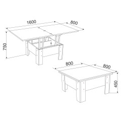 STRAFORM dohányzóasztal – Átalakítható étkezőasztal megfizethető prémium minőségben | Lakásform.hu