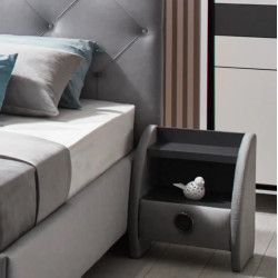 CARLIST modern kárpitozott éjjeliszekrény – Elegáns és praktikus hálószobai bútor | Lakásform.hu