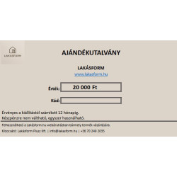 Lakásform Ajándékutalvány – tökéletes ajándék bármilyen alkalomra