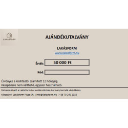 Lakberendezés ajándékutalvány  – tökéletes ajándék bármilyen alkalomra