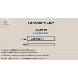 Lakásform Ajándékutalvány – tökéletes ajándék bármilyen alkalomra